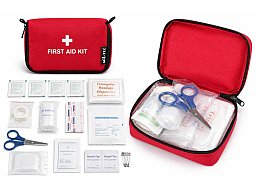 Mil-Tec First Aid Kit Small Rot #16026000 | Erste-Hilfe-Tasche kompakt