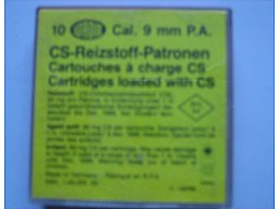 ** 10 Stk. CS-Reizstoff-Patronen - WADIE - 9 mm - P.A. **