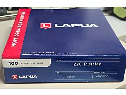 100St. Lapua Hülsen 220 Russian - NEU