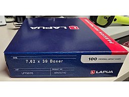 100St. Lapua Hülsen 7,62x39 - NEU
