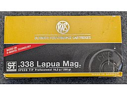 20x RWS Speed Tip Professional .338 Lapua Magnum 16,2g / 250gr