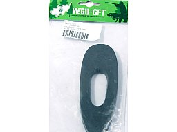 WEGU Zwischenlage 8mm | WEGU-GFT Zwischenstück SCHWARZ 8mm Holzschaft - Schaftkappe