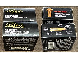 WINCHESTER FailSafe GESCHOSSE .30 / 180 gr. oder .338 / 230 gr. Typ FailSafe Lubalox