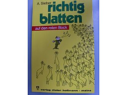 RICHTIG BLATTEN auf den roten Bock