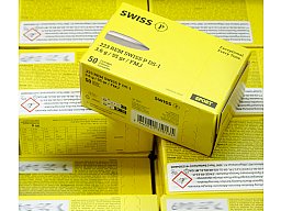 50 Schuss RUAG SWISS P .223 Rem. 55gr 3,6g Vollmantel Munition Patronen Ladestreifen 5,56 Schweizer