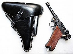 NEU - PISTOLE P08 PARABELLUM KOFFERTASCHE mit WaA