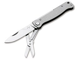 1 x BÖKER Plus Taschenmesser EDC 01BO857 ATLAS MULTI SW Slipjoint 12C27 Stahl inkl. Schere nur 90g !