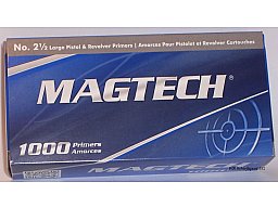 1000St. Magtech Boxer-Zündhütchen - LARGE Pistol - No 2 1/2