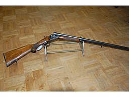 Doppelflinte El Faisan Spanien Kal 16/70 mit Buntgehärteter Basküle u. Flugwildmotiven
