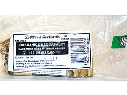 50 Stück S&B | Sellier&Bellot Wiederladehülsen S+B | .32 S&W LONG | Boxer ohne Zündhütchen V316532