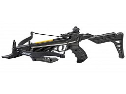 Pistolenarmbrust ALLIGATOR II Schwarz 80 lbs mit Selbstspannmechanismus