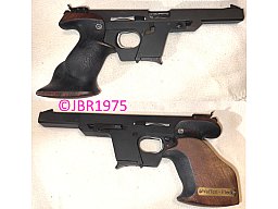 Sportpistole Walther OSP ( Olympische Schnellfeuerpistole ) im Kaliber .22 kurz / .22 Short