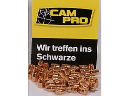100St. CAMPRO Geschosse .38(.357Dia.) - 125 - TC-FCP - verkupfert - #CP38-125TC
