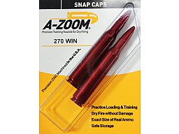A-ZOOM Pufferpatronen Exerzierpatronen .270 Winchester Jagdkurs Jägerprüfung 2er Pack ROT ALU #12224