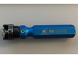 K&M Hülsenhalter mit Griff für Hülsenhalsbearbeitung