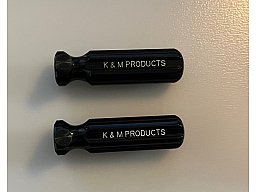 2x K&M Handgriff für Zündglockenreiniger / Zündglockenfräser