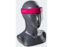 Stirnband mit Blende in Rot