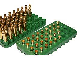 MEGALINE Ladebrett - Reloading Tray - beidseitig verwendbar - für bis zu 86 LW u. KW Patronen
