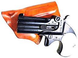 Derringer, Reck, .22WinMag, mit Holster