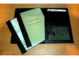 ***Leder Brieftasche***Jagdschein Etui aus Leder-Schwarz***