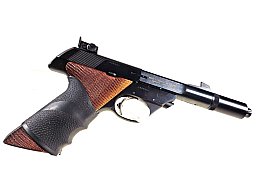 Pistole, High Standard, Supermatic, .22lr, Laufgewinde, Mündungsfeuerdämpfer