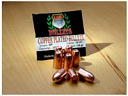 500 LOS Geschosse Bullets .38 / .357 (Dia: .358) 158gr Hohlspitz (500 Stk.) HP
