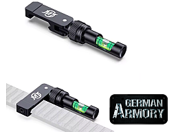 Klappbare Wasserwaage für Picatinny Weaverrail 20-22mm Picatinnyrail Benchrest Sniper Scharfschützen
