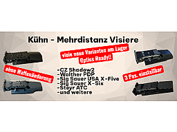 Mehrdistanz Visier Steyr Sig Sauer CZ Walther LPA TRT3P