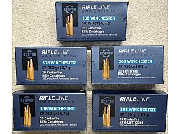 100 Hülsen .308 Win. PPU
