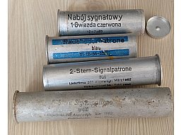 Leuchtpatronen 26,5mm DDR seltene Varianten, Signalpistole SigPi, Leuchtpistole VEB Silberhütte