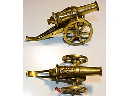 kleine Modellkanone, Messing