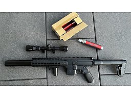 SIG Sauer MCX CO2 4,5 mm F – Zielfernrohr + 7 CO2-Kartuschen + Diabolos
