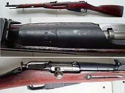 Rep. Büchse mit Klappbajonett, Mosin Nagant, 1945, M44 im Kal. 7,62x54R