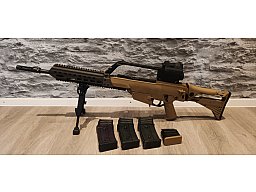 Heckler & Koch HK 243 S TAR (RAL8000) inkl. HKV, Zweibein & Zubehör