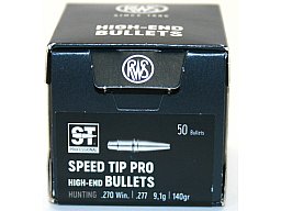 50 Stück NEUE RWS Geschosse - Speed Tip Professional .277 .270 Win. - 9,1g / 140gr | hohe Präzision!