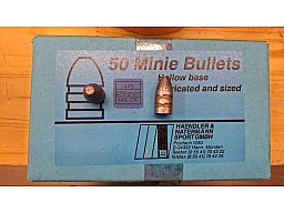 .445 Minie-Geschosse, 290grain. H&N,100St.