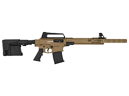 Escort SDX12-TS FDE Kal. 12/76 - Halbautomatische Flinte mit 3 Wechselmagazinen und Wechselchoke