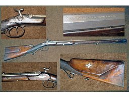 Perkussionsbüchse Jägerbüchse mit Stecher um 1840 Rogasen Polen