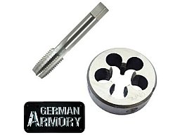Gewindeschneideisen Gewindebohrer Schalldämpfergewinde Laufgewinde M14X1 M15X1 5/8X24 1/2X28 M18X1