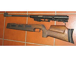 DIANA Luftgewehr, ein DIANA MOD. 75 mit F -Zeichen in Cal. 4,5mm / Ersatzteile - Träger