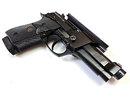 Pistole - Beretta Mod. 92 "Combat Short" mit Picatinny-Schiene | 9mmLuger
