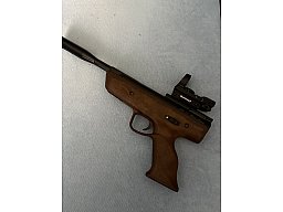 Luftpistole Weihrauch Black Arrow HW 70 mit Rotpunkt