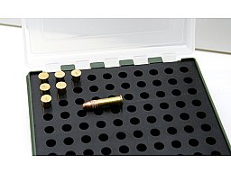 100er Patronenbox, Munitionsbox von Megaline mit Scharnier Kleinkaliber .22 l.r. lfb l.f.b. | NEU !