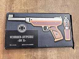 Weihrauch HW 70 Luftpistole 4,5 mm - ältere Ausführung-OVP-F-Zeichen