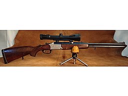 Blaser Bockdoppelbüchse Kal. .30-06Spring & .22Hornet