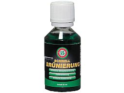 Ballistol Schnellbrünierung 50ml #23630 > für alle Waffenstähle bis zu 3% Chromgehalt; tiefschwarz