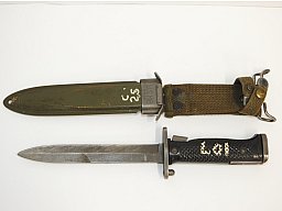 Original US BAJONETT M5 mit Scheide M8 ab 1944 für M1 Garand-Gewehr