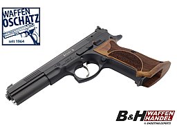 Neuwaffe, auf Lager: Waffen Oschatz CZ 75 Sport II SA/DA mit Nussbaum Matchgriff CZ75B