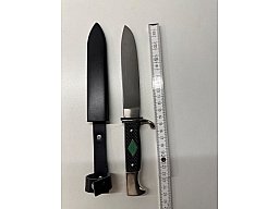 Hubertus Solingen Pfadfindermesser / Fahrtenmesser – Rostfrei Germany – inkl. Scheide