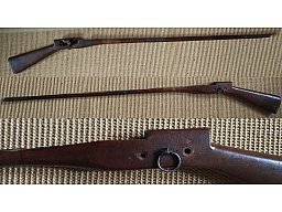 Teil für antikes Vorderladegewehr originaler Schaft für alte Muskete Steinschloßgewehr Tüfeng